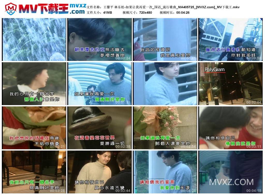 王馨平 林东松-如果让我再爱一次_国语_流行歌曲_MA405725